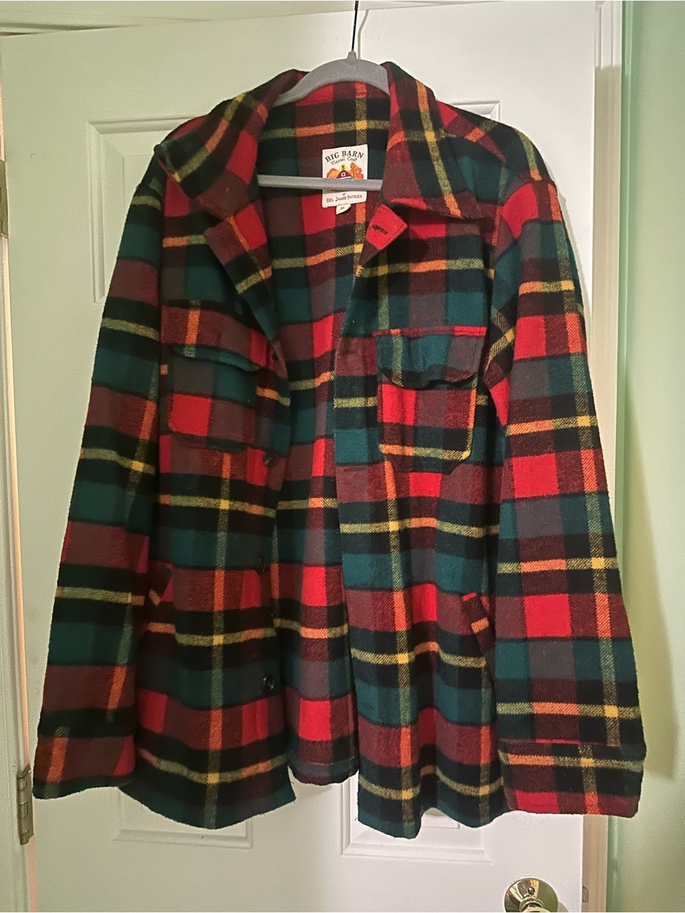 KJP Big Barn Flannel Wool Coat